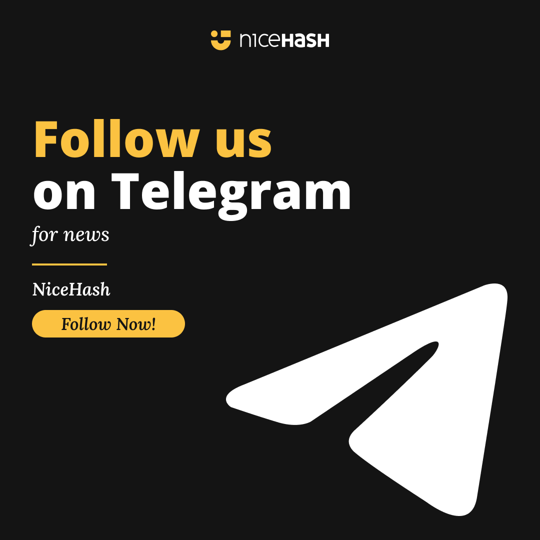 NiceHash Telegram Kanalı ile Güncel Haberlerin Takipçisi Olun