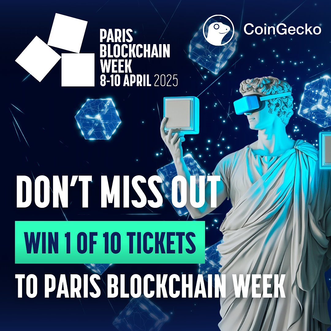 Paris Blockchain Week: CoinGecko Bilet Çekilişi Duyurusu