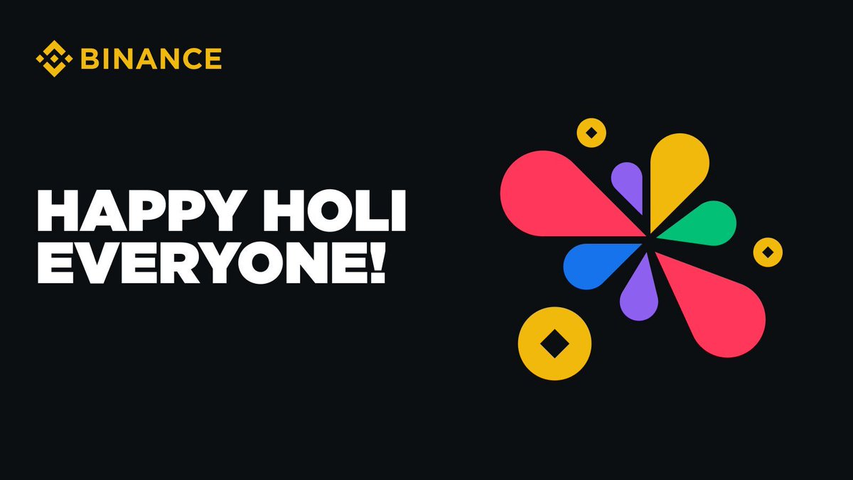 Kripto Para Borsası Binance, Kullanıcılarına Renkli Bir Holi Diliyor