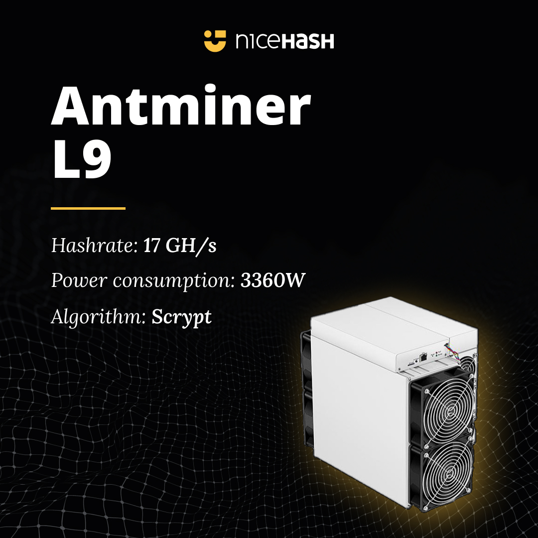 Antminer L9 Madencilik Cihazı Scrypt Algoritmasıyla Hizmete Sunuldu