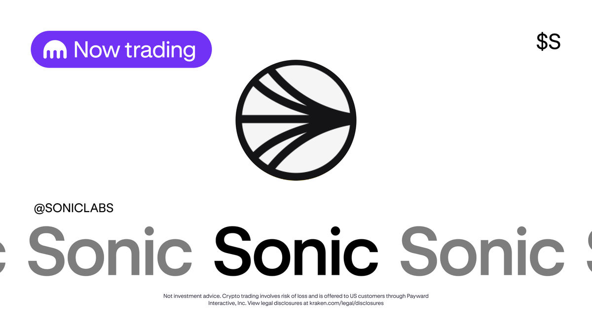 SonicLabs, Kraken Üzerinden İşlem Yapmaya Başladı