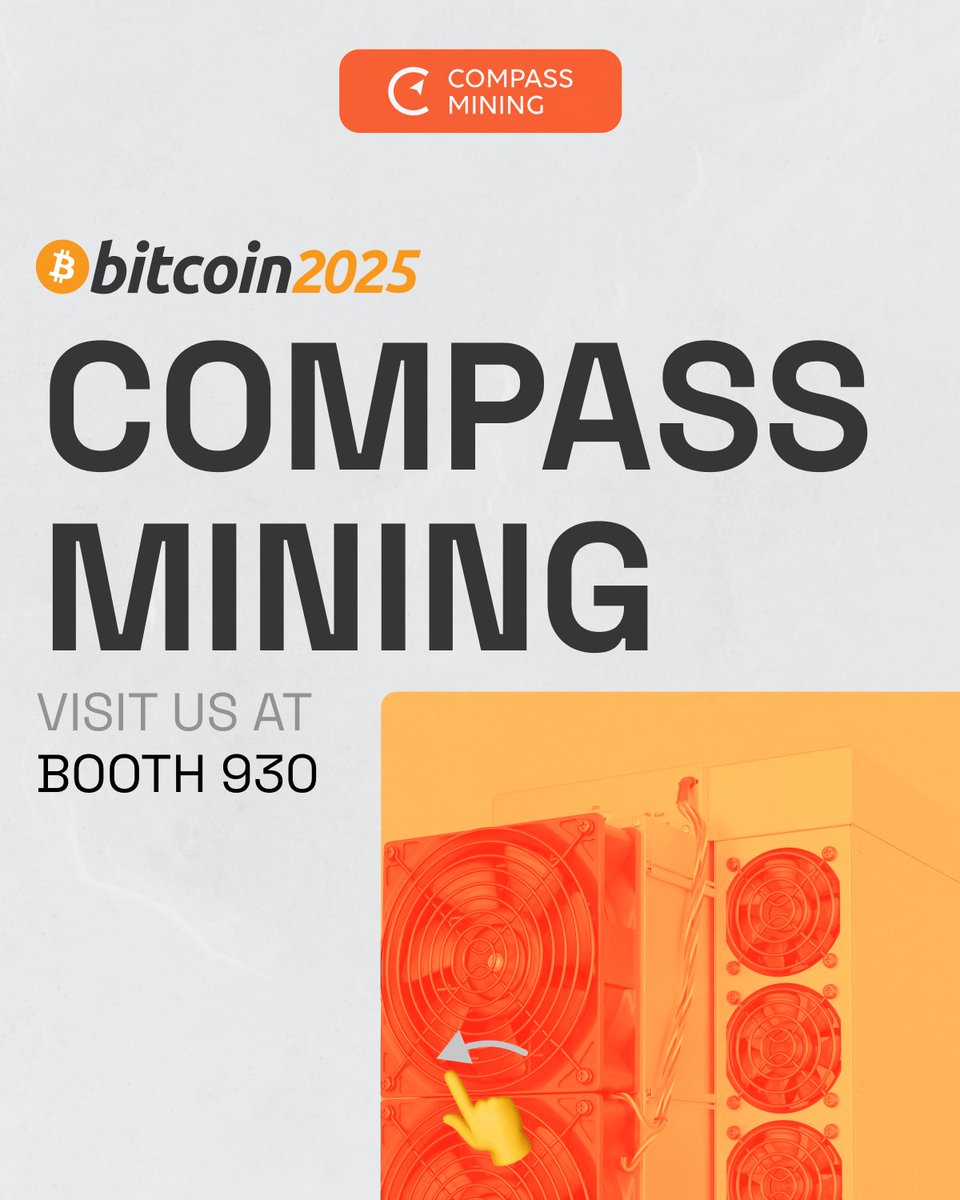 Compass Mining, BitcoinConf 2025'te Las Vegas'ta Yer Alacak
