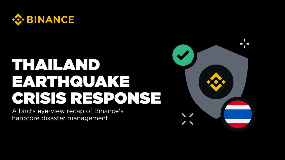 Binance, Tayland'daki Deprem Sonrası Hızlı Müdahale Etti