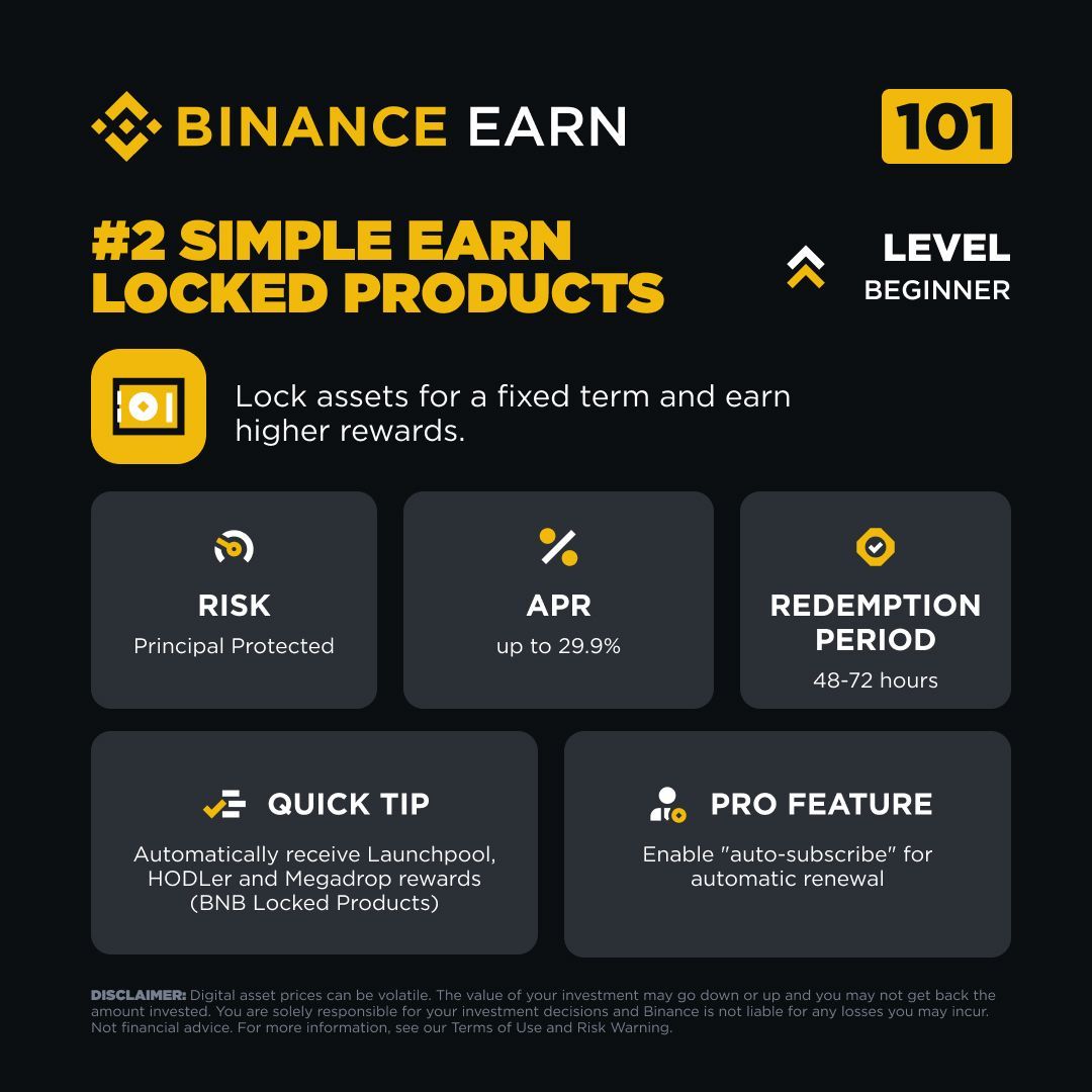 Binance Earn: Kilitli Ürünlerle Daha Yüksek Getiri İmkanı