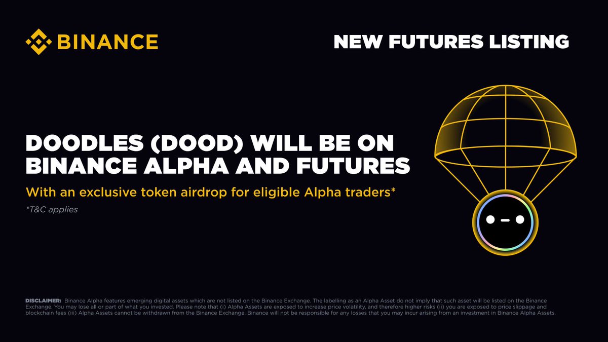 Binance, DOOD Token'unu Listeleyerek Kullanıcılara Airdrop Etmeyi Başlattı