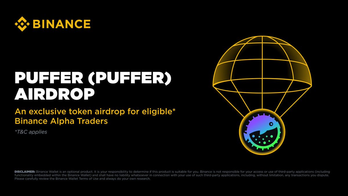 Binance Alpha'da Puffer Token'a Yer Açılması ve Kullanıcılara Airdrop