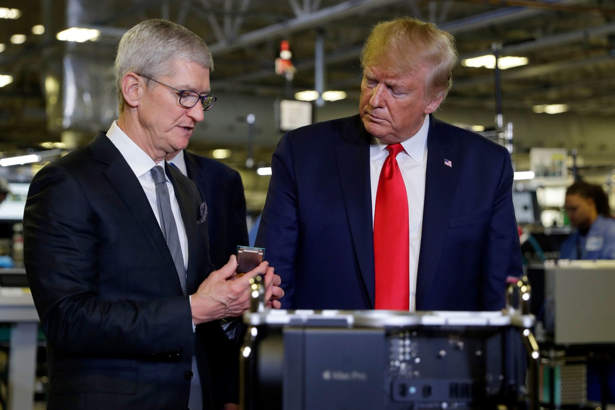 Trump, Apple'ın ABD'deki Fabrika Yatırımlarına Vurgu Yaptı