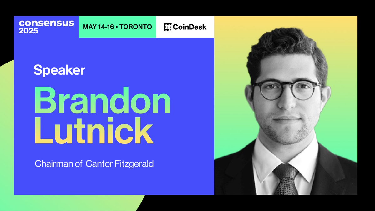 Cantor Fitzgerald Başkanı Consensus 2025'te Dijital Varlık Sektörüne Gökten Bakış Sunacak
