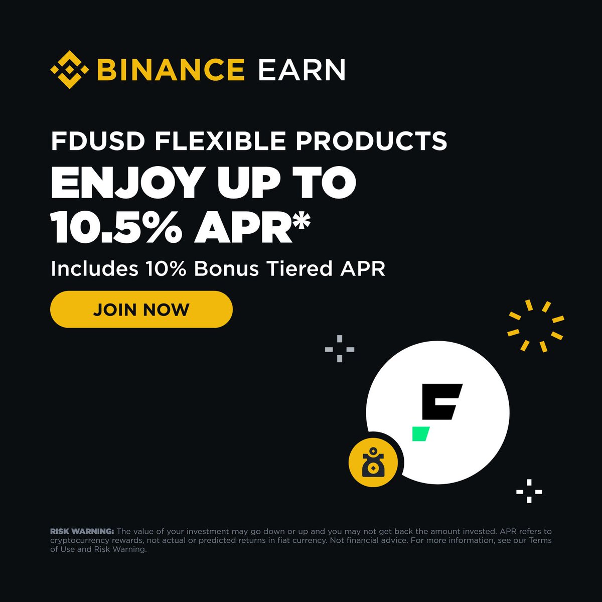 Binance, FDUSD Esnek Ürünlerine Yüksek Getirili Fırsat Sunuyor