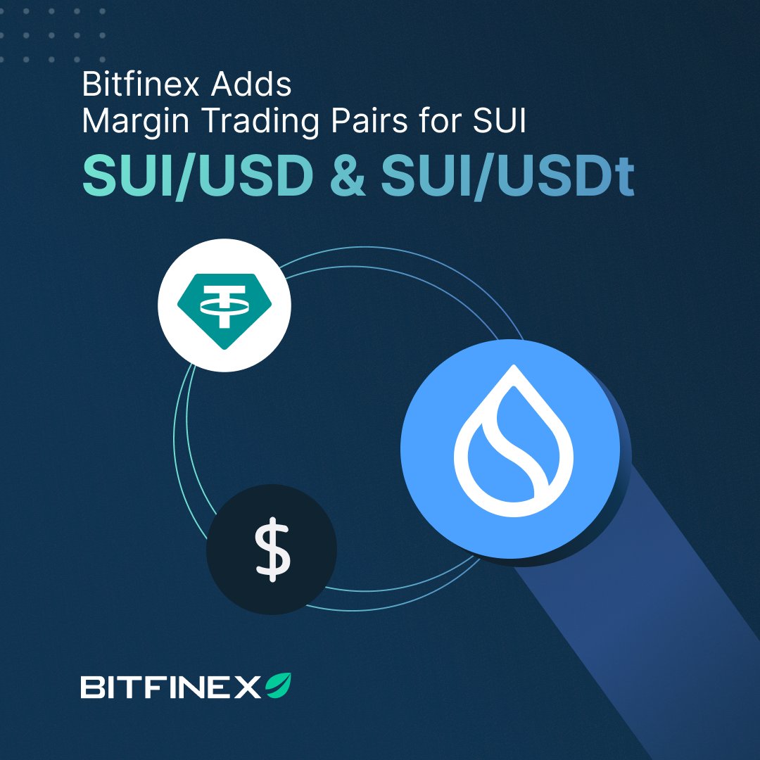Bitfinex, Sui (SUI) İçin Marjin Ticaretini Başlattı