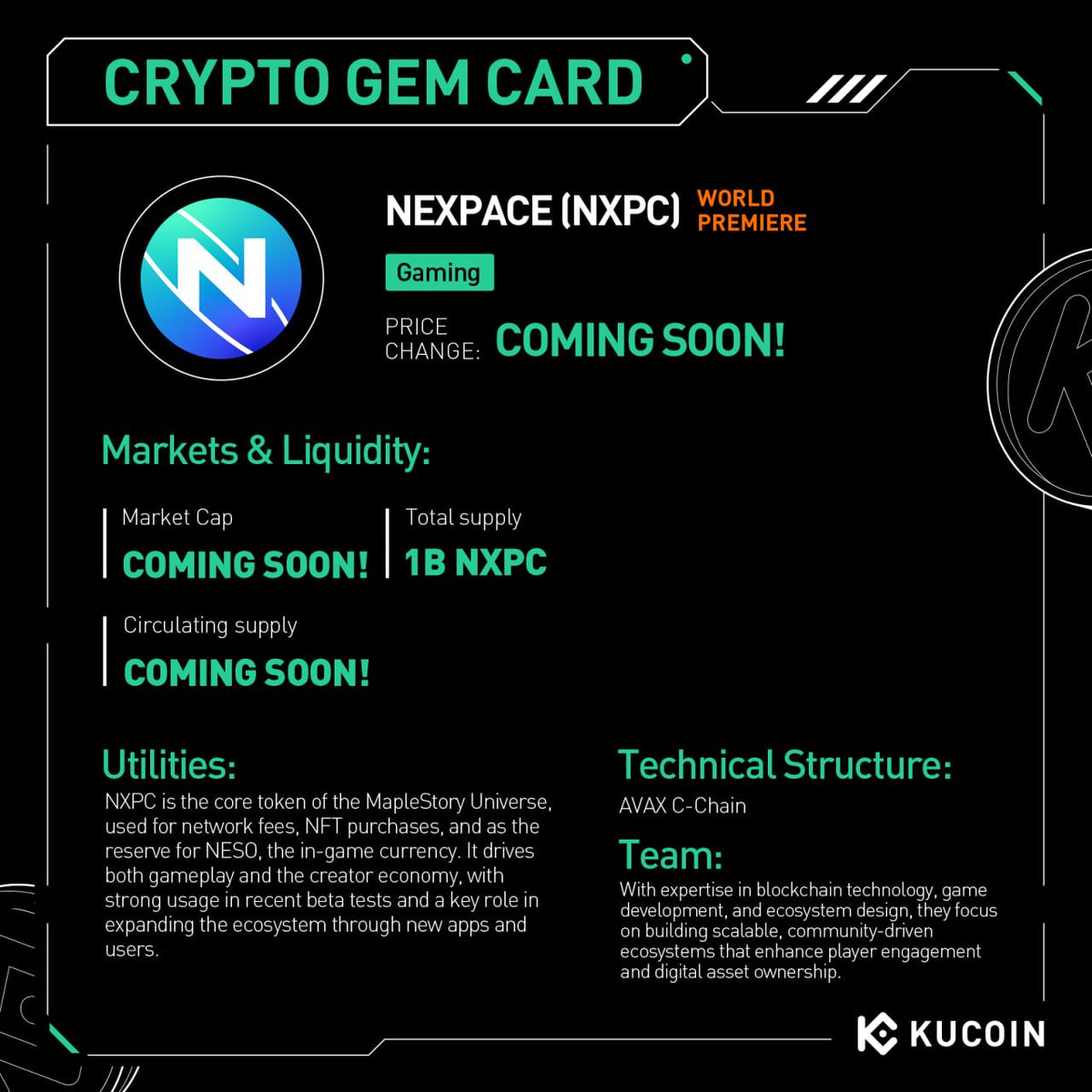 NXPC İşlemleri KuCoin'de Başladı: Oyun Dünyasına Yeni Bir Soluk