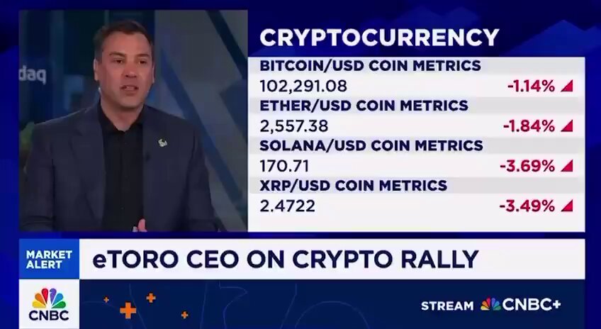 eToro CEO'su: Kripto Burada Kalıcıdır, Kimse Şüphe Duymuyor