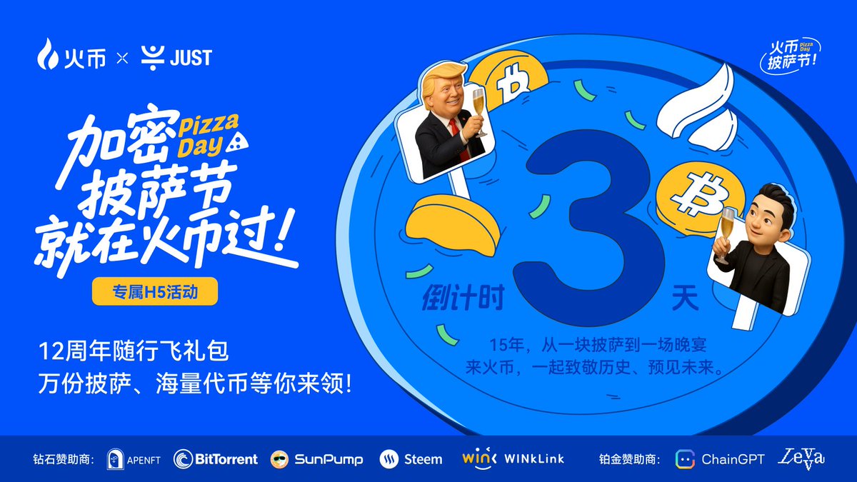 Huobi Global'de Pizza ve Kripto Para Ödüllü Etkinlik Başladı