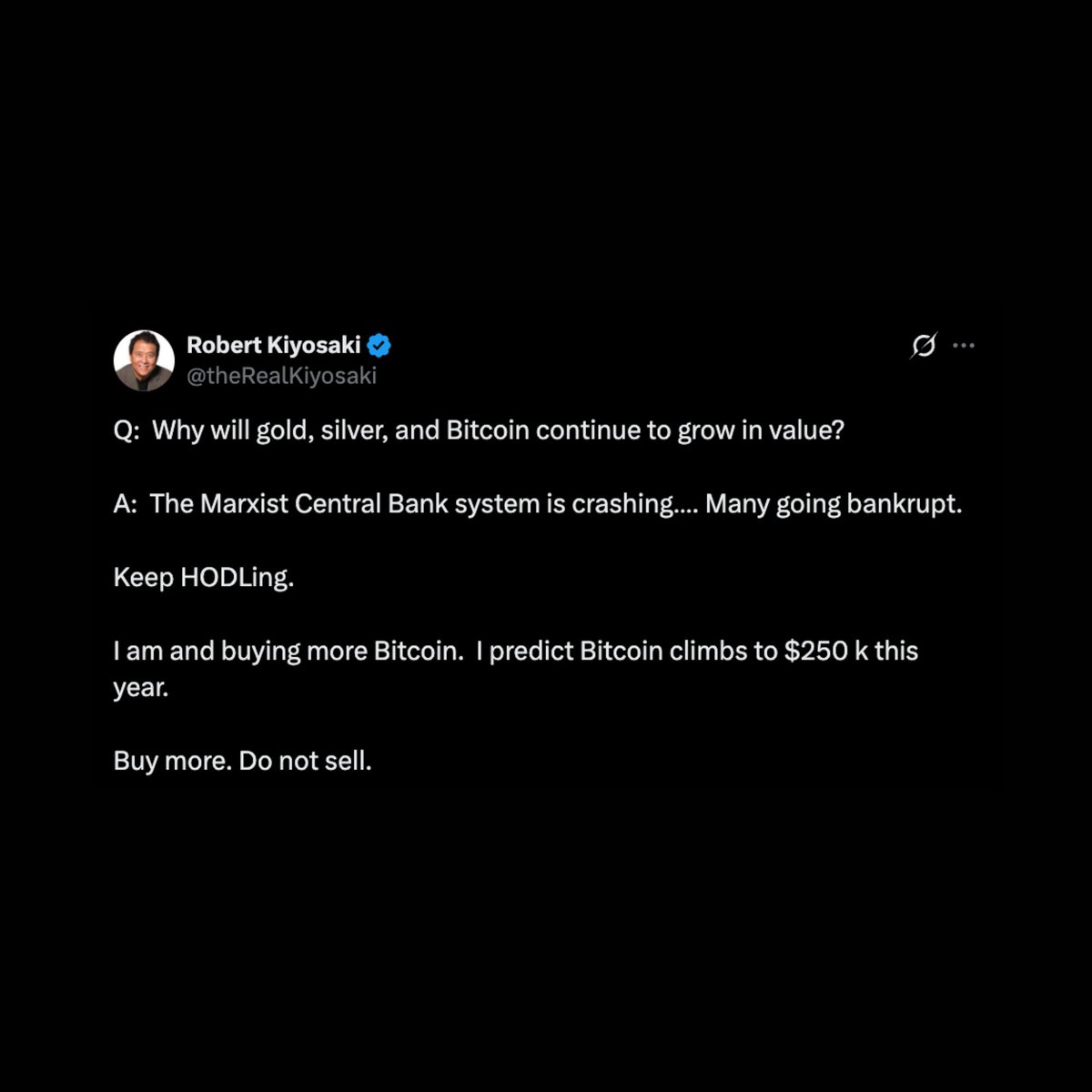 Kiyosaki, Bitcoin'in 2025'te 250.000 Doları Aşacağını Öngörüyor