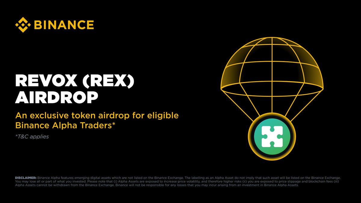 Binance Kullanıcılarına 3860 REX Token Airdrobu Dağıtıldı