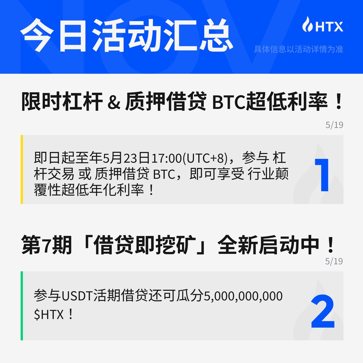 Kripto Para Borsası HTX'te Yeni Kampanyalar Başladı