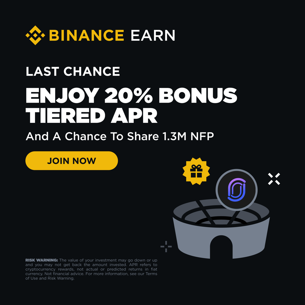 Binance'ten NFP Kampanyası Sona Eriyor: 1.3 Milyon Dolar Ödül Havuzu
