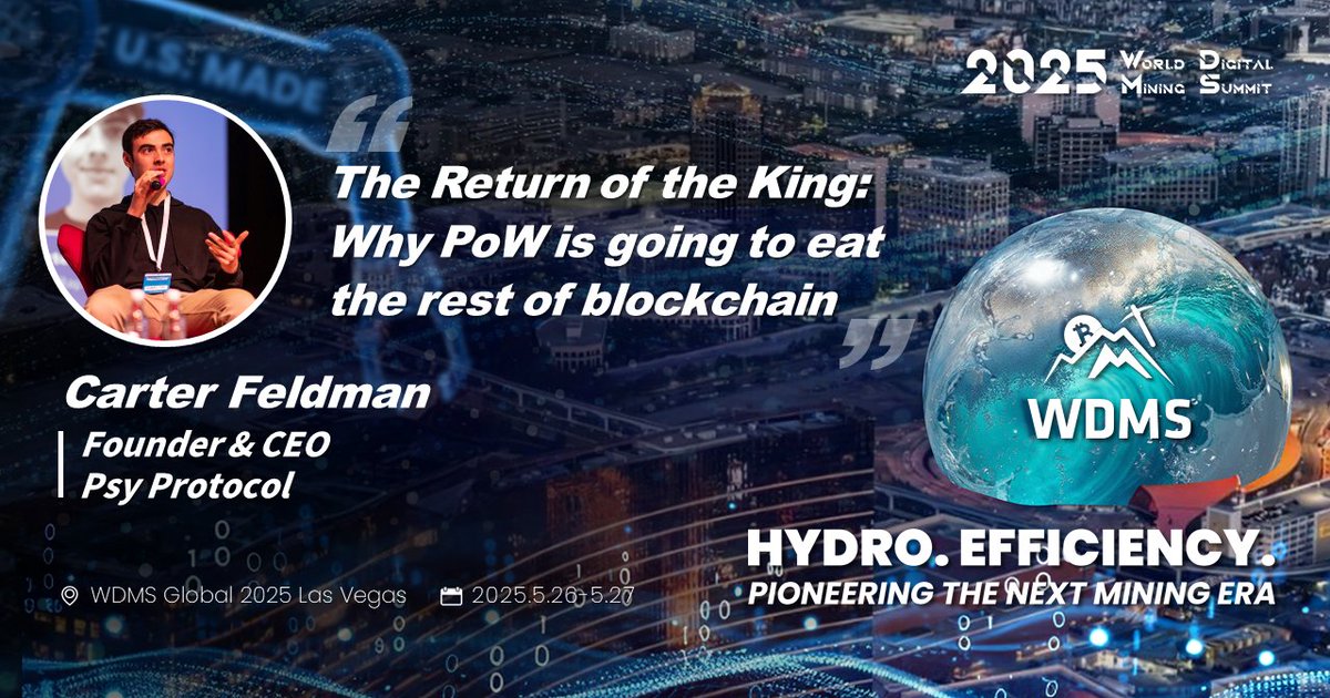 Blockchain Dünyasında Proof of Work Yeniden Yükselişte: Uzmanlardan WDMS 2025'te Önemli Sunum