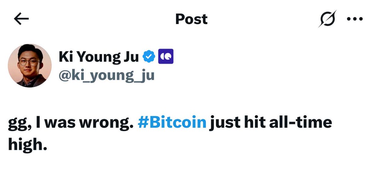 Bitcoin Yeni Rekor Seviyeye Ulaştı: CryptoQuant CEO'su Piyasayı Yanılgıyla Değerlendirdiğini Kabul Etti