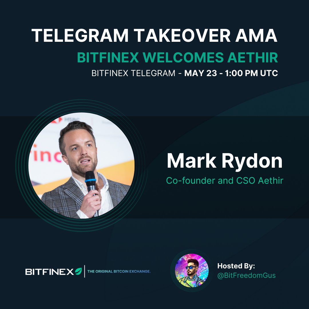 Bitfinex Platformunda AethirCloud ile Telegram AMA Etkinliği Düzenlenecek