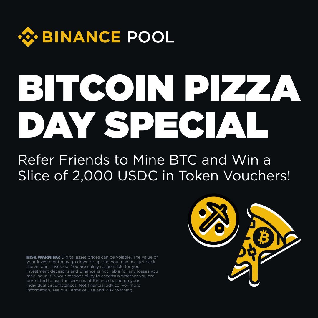 Binance'ten Bitcoin Pizza Günü Etkinliği: Ödül Havuzu 2.000 USDC