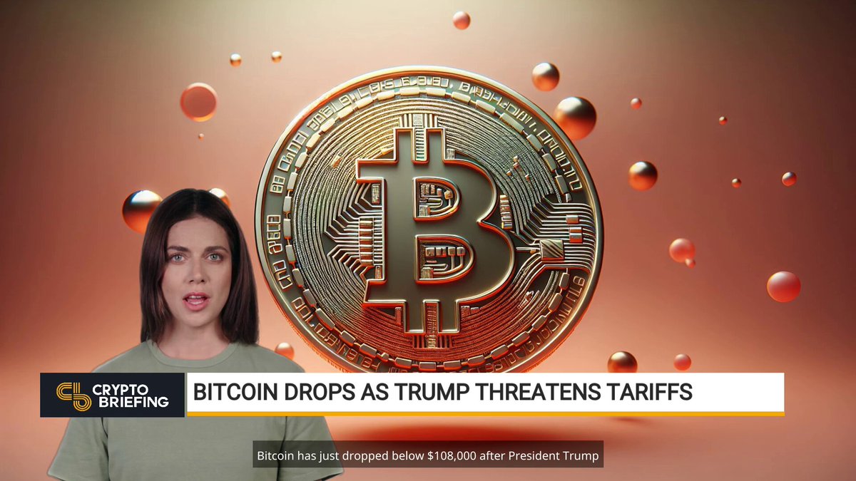 Bitcoin, Trump'ın AB İthalatına Yüksek Vergiler Çağrısı Sonrası 108 Bin Doların Altına Düştü