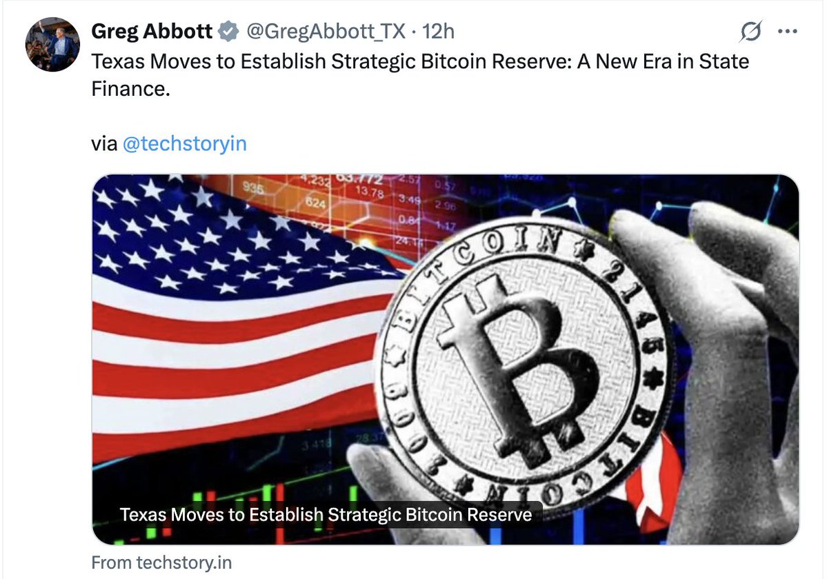 Texas Valisi, Stratejik Bitcoin Rezerv Yasası'na Destek Sinyali Verdi