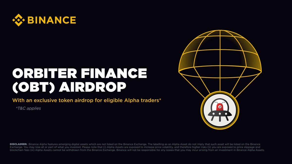 Binance Alpha'da Orbiter Finance Airdrop'u: 8.000 OBT Token Desteği