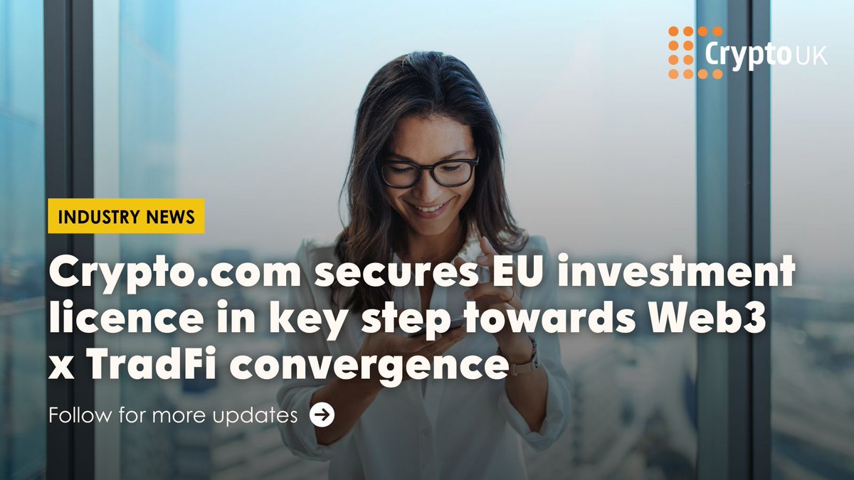 Kripto Para Borsası Crypto.com, Avrupa'da Regüle Yatırım Hizmetleri Sunmak İçin Lisans Aldı