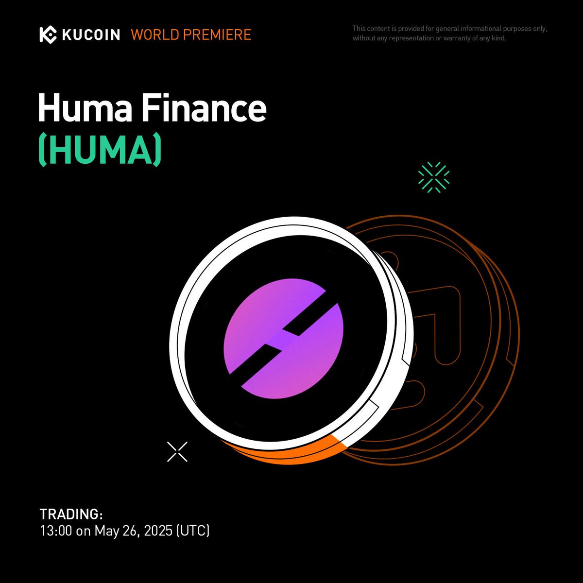 KuCoin Borsası'nda Yeni Listeleme: Huma Finance (HUMA)