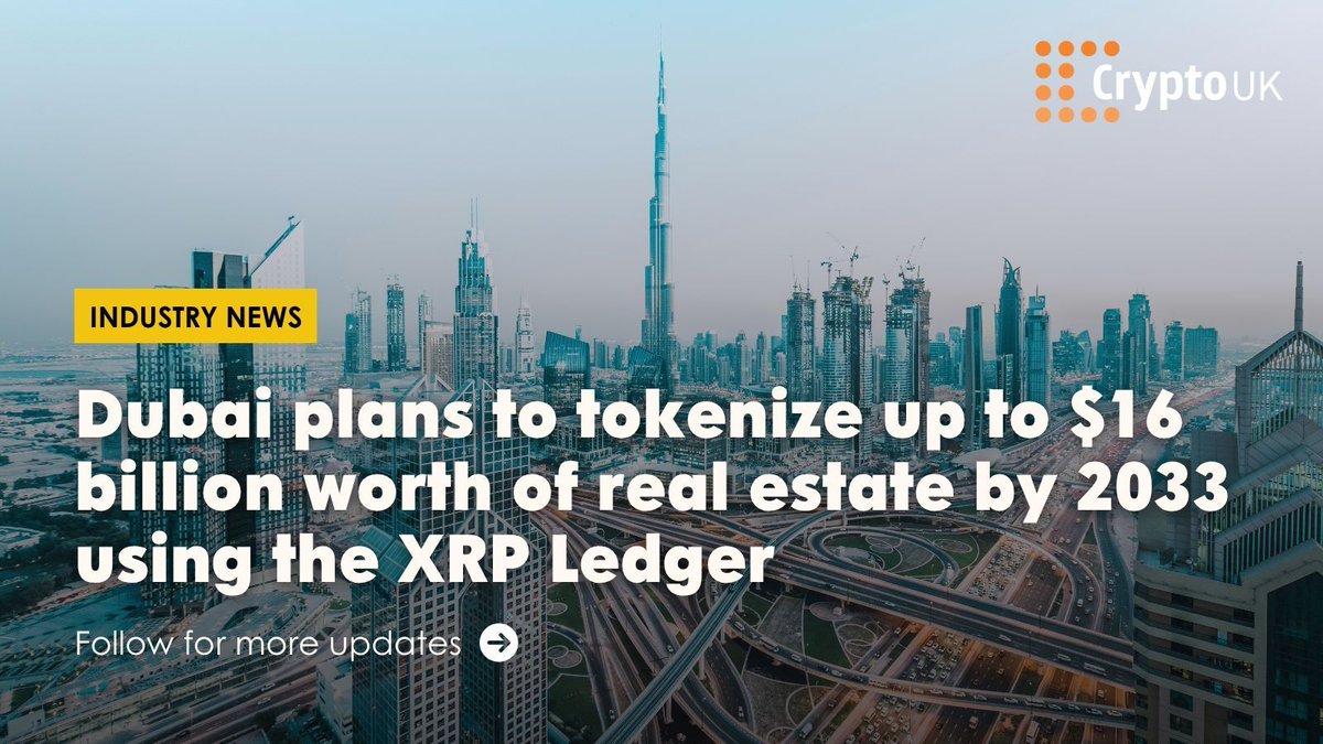 Dubai, 2033'e Kadar 16 Milyar Dolarlık Gayrimenkulü Tokenize Etmeyi Planlıyor