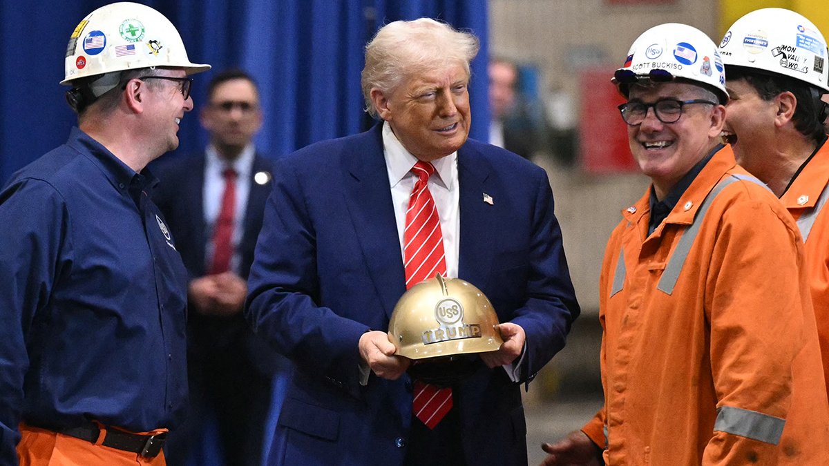 Trump, ABD Çelik İthalat Tarifelerini Yüzde 50'ye Yükseltiyor